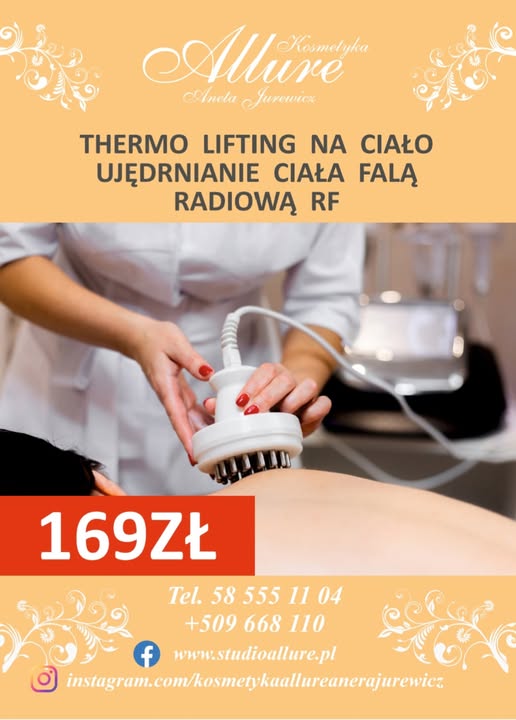 Thermo Lifting na ciało Ujędrnianie Falą Radiową RF