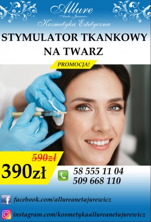 Stymulator tkankowy na twarz