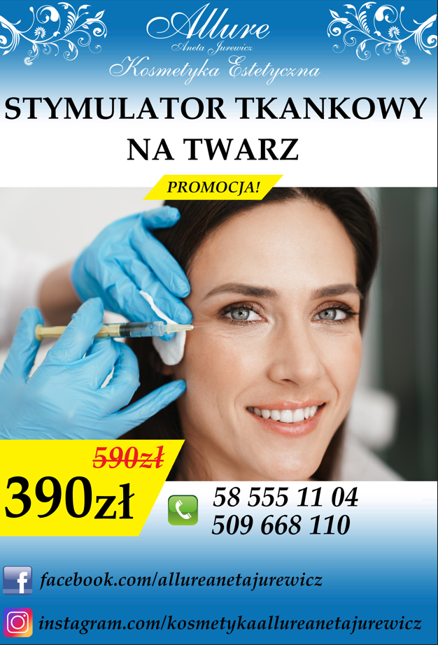 Stymulator tkankowy na twarz
