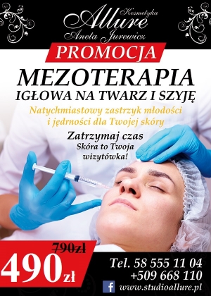 Mezoterapia igłowa na twarz i szyję