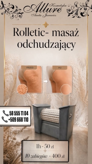 Nowość Rolletic - masaż odchudzający 